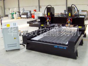 保定高碑店双头立体多功能石材雕刻机HW-1325-2Z