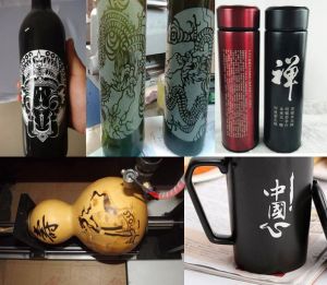 保定高碑店酒瓶葫芦工艺品激光雕刻机